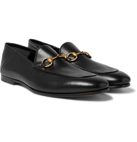 black gucci loafers men|gucci brixton loafer men.